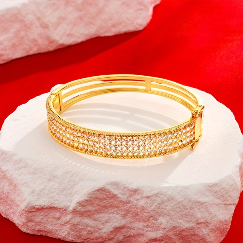 Un bracciale di lusso con brillanti in zirconia a stella piena in argento 925 per le signore, ideale per l'estate. Include un regalo classico e ipoallergenico per la cena, con scatola regalo esclusiva. Perfetto per Natale, San e Pasqua.