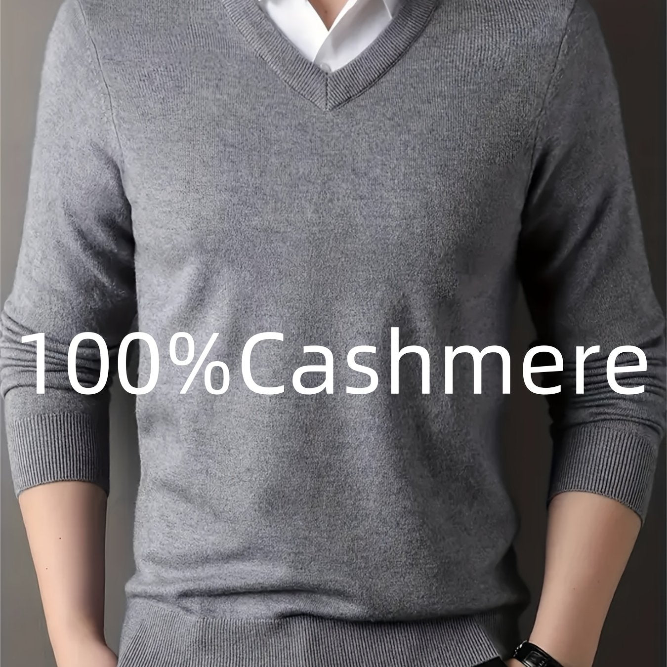 Maglione da uomo, casual e confortevole, adatto per strati di lavoro, tessuto morbido, molto caldo.