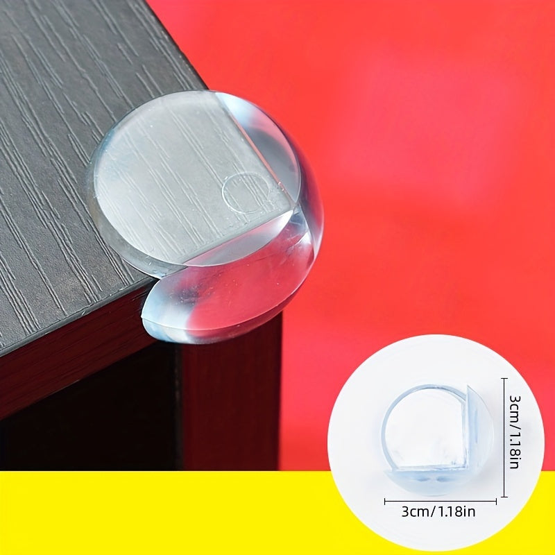 10pz Protezioni Angolari in Silicone Trasparente - Paracolpi di Sicurezza Anticollisione con Adesivo Forte, Protettori per Mobili Resistenti per Casa e Ufficio, Prevenzione Infortuni | Design Trasparente | Protezione Flessibile, Protettore d'Angolo per Mo