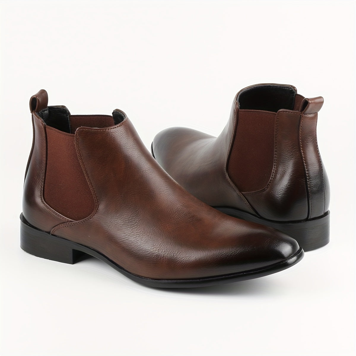 Stivaletti Chelsea da uomo Stivaletti eleganti Stivaletti casual Stivaletti alla caviglia Slip On Scarpe eleganti per campeggio all'aperto