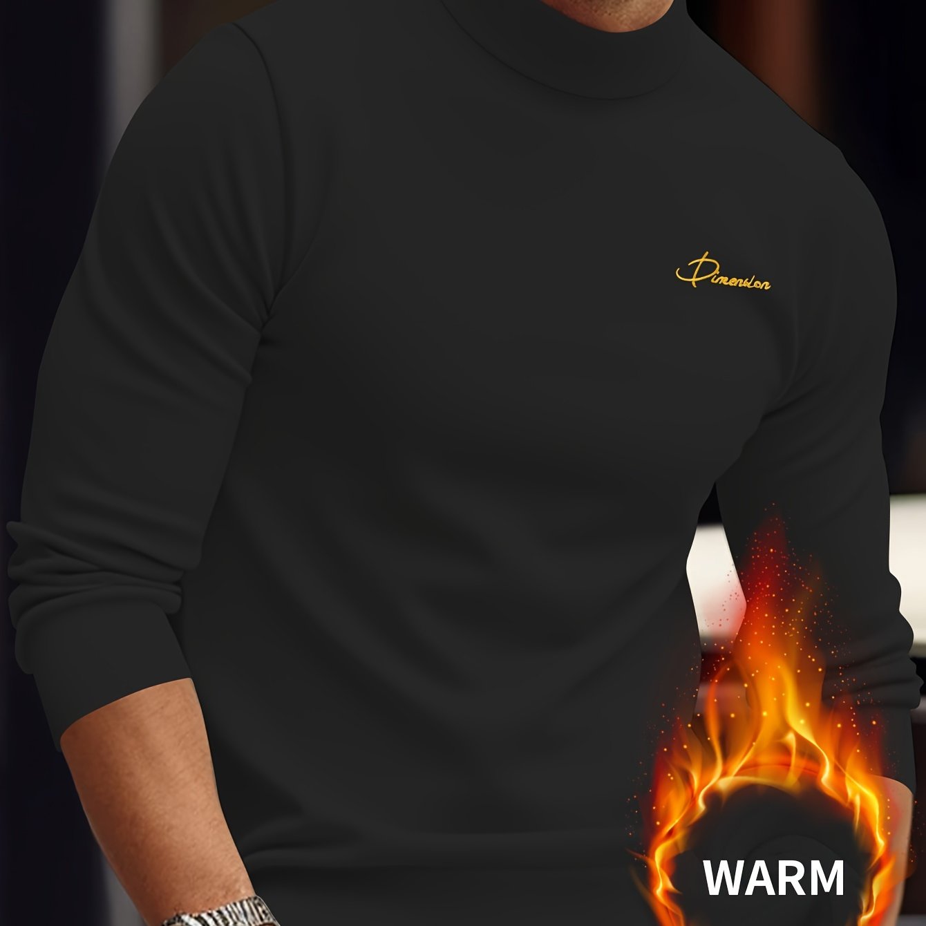 Z1012 Maglione Termico da Uomo a Maniche Lunghe con Scollo a Punta d'Arte - Maglia Invernale Calda e Resistente con Chiusura Frontale Intera con Zip, Collo Alto e Zip Integrale, Abbigliamento Lavabile in Lavatrice per Attività all'Aperto, Design con Zip F