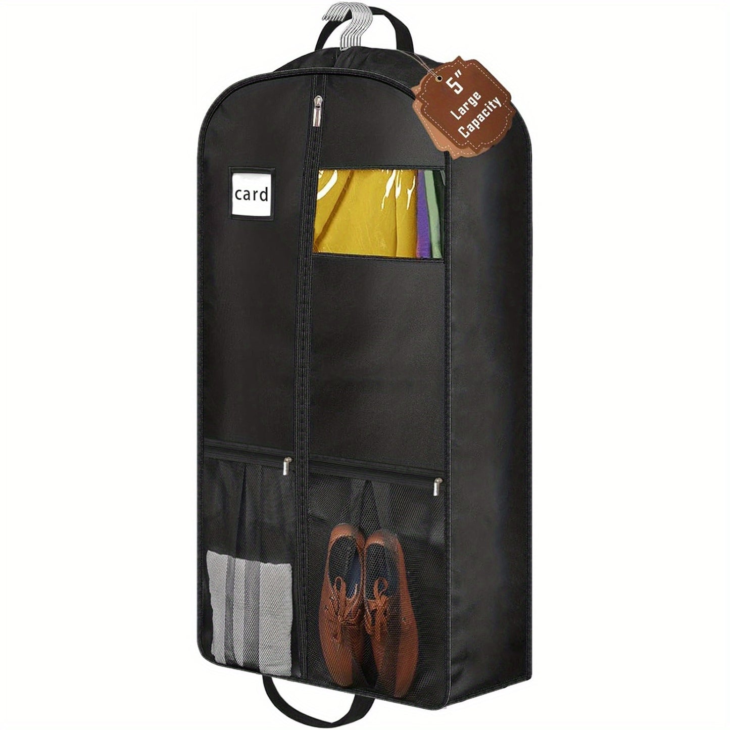 1/2pz 12.7cm Borse per Abiti Robuste con Gusci per Viaggi 109.22cm Borse per Abiti da Appendere per Armadio con Tasche Porta Abiti da Uomo per Camicie, Cappotti, Vestiti