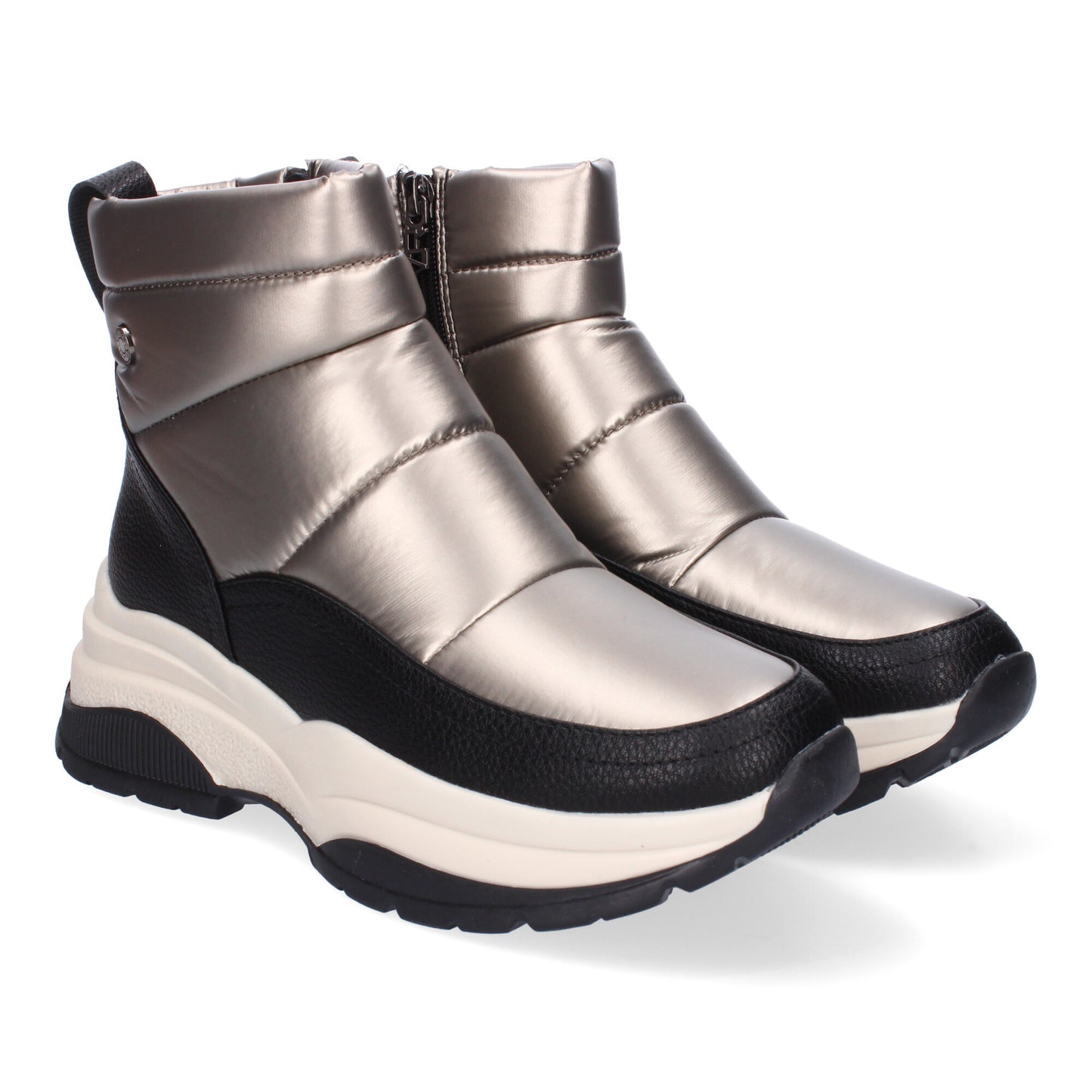 Stivaletti Piatti da Donna, Comodi ed Eleganti, Imbottiti con Chiusura a Zip Laterale