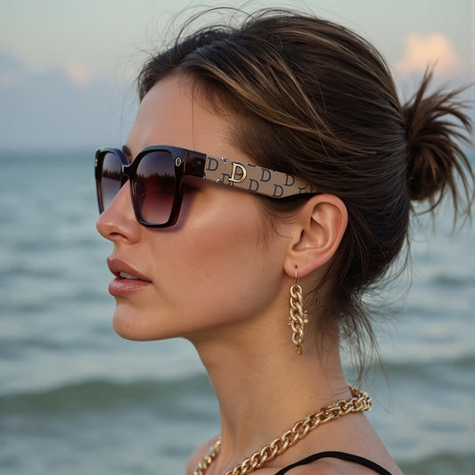 New Cat Eye Sunglasses Unisex  Stylish D-Shape Frame,  Sun Glasses for Driving, Running, Golf, Beach   Outdoor Sports, Hiking, Fishing, Summer Vacation, Holiday Gifts