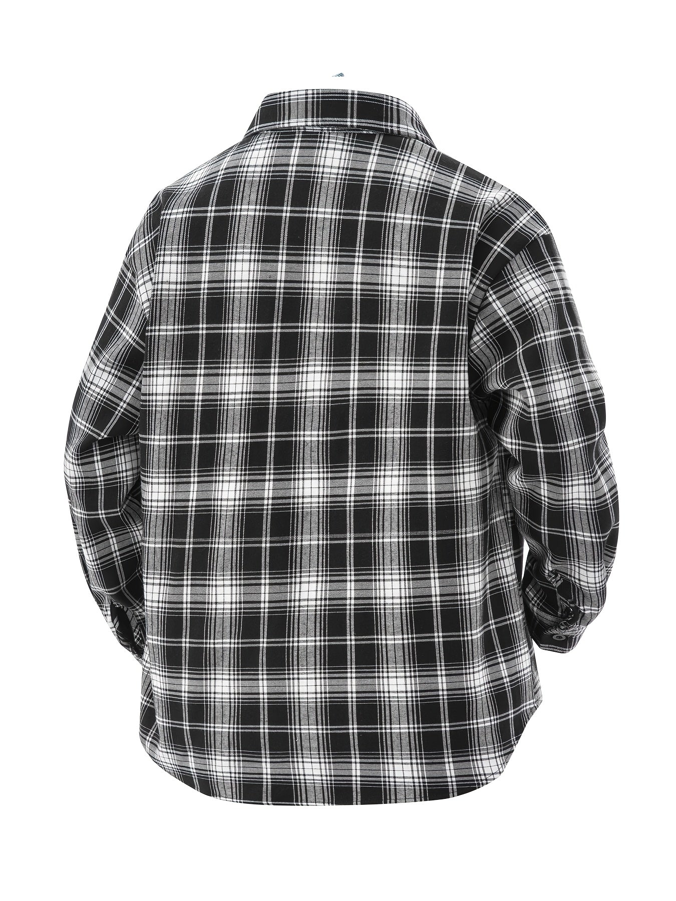 Set di 3 camicie a quadri da uomo - Camicie casual a vestibilità ampia con bottoni, colletto, maniche lunghe e tasche sul petto per abbigliamento primaverile/autunnale da esterno, capispalla versatili e alla moda, abbigliamento primaverile autunnale | Des