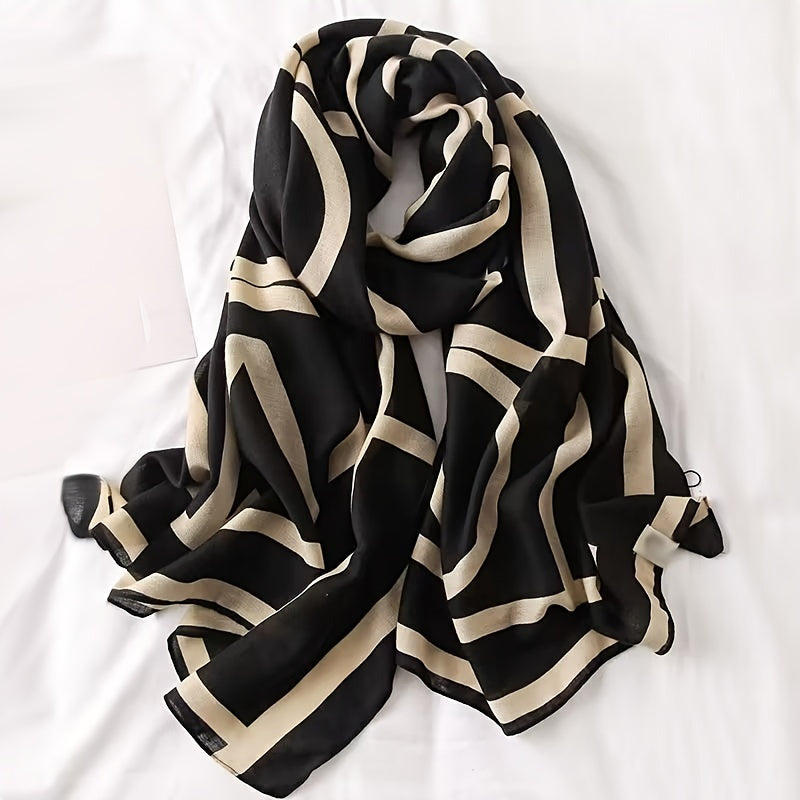 Sciarpa in seta d'imitazione per donne Sciarpa calda invernale Sciarpa scialle Foulard leggero Avvolgere