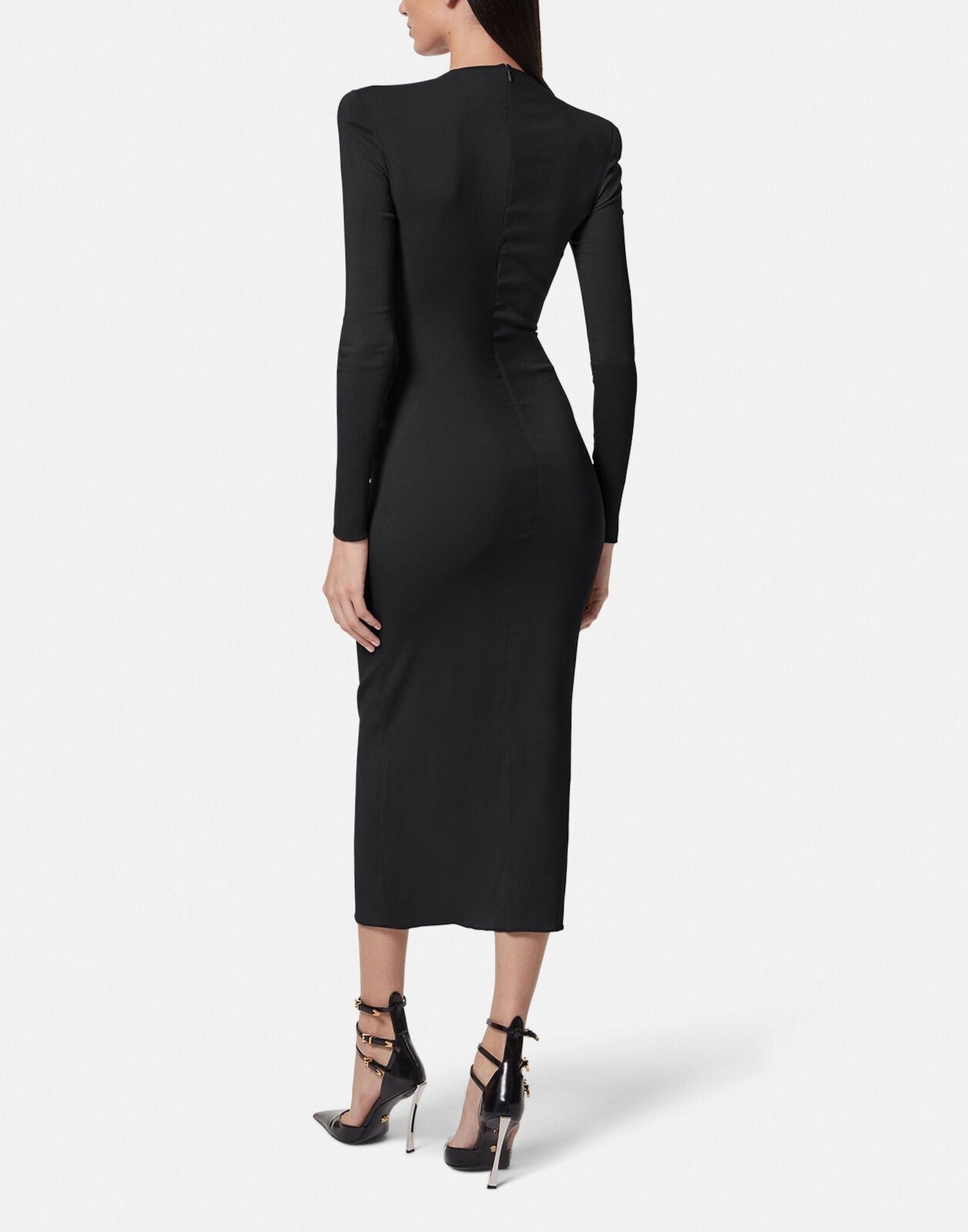 Long Sleeve Bandage Corset Dress