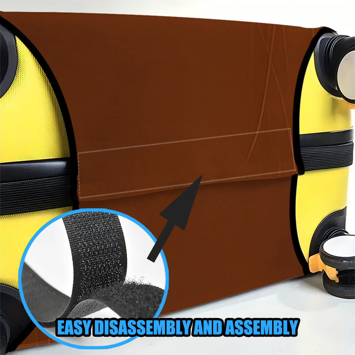 Una copertura per valigia da viaggio in stile vintage britannico con un design a motivi, perfetta per bagagli da viaggio, accessori da viaggio ed essenziale per le vacanze all'aperto, adatta per viaggi di lavoro e scenari di viaggio artistici. Si rivolge