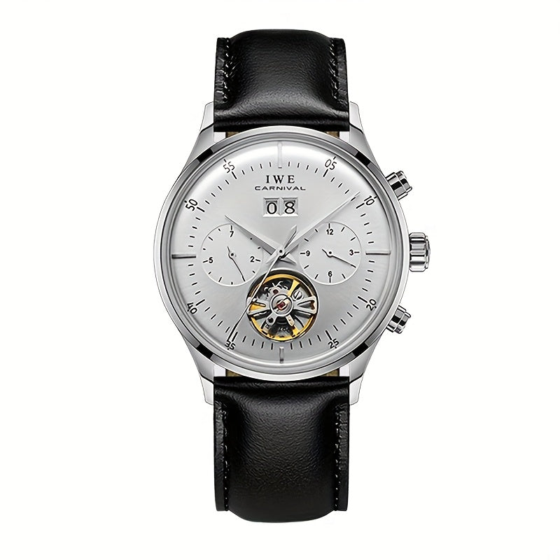 Orologio Meccanico Multifunzione di Lusso Uomo I&W Carnival, Orologio Sottile e alla Moda Automatizzato, Regalo per le Vacanze