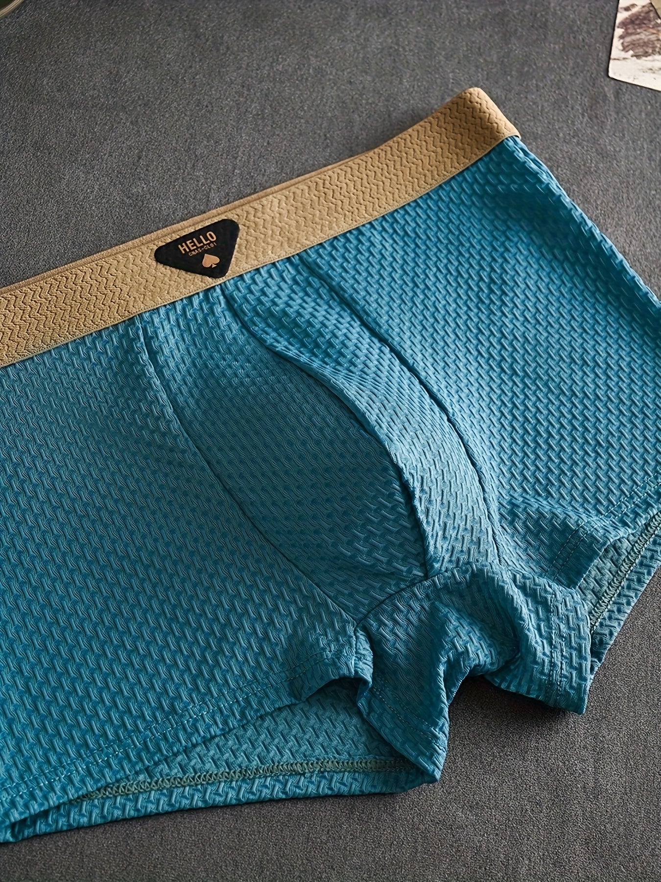 4-Pack di biancheria intima da uomo in fibra Ice Sliky, boxer ultra sottili multi-colori per la primavera, l'estate, l'autunno e l'inverno - Pantaloncini casual traspiranti e elasticizzati in vari stili per l'uso quotidiano