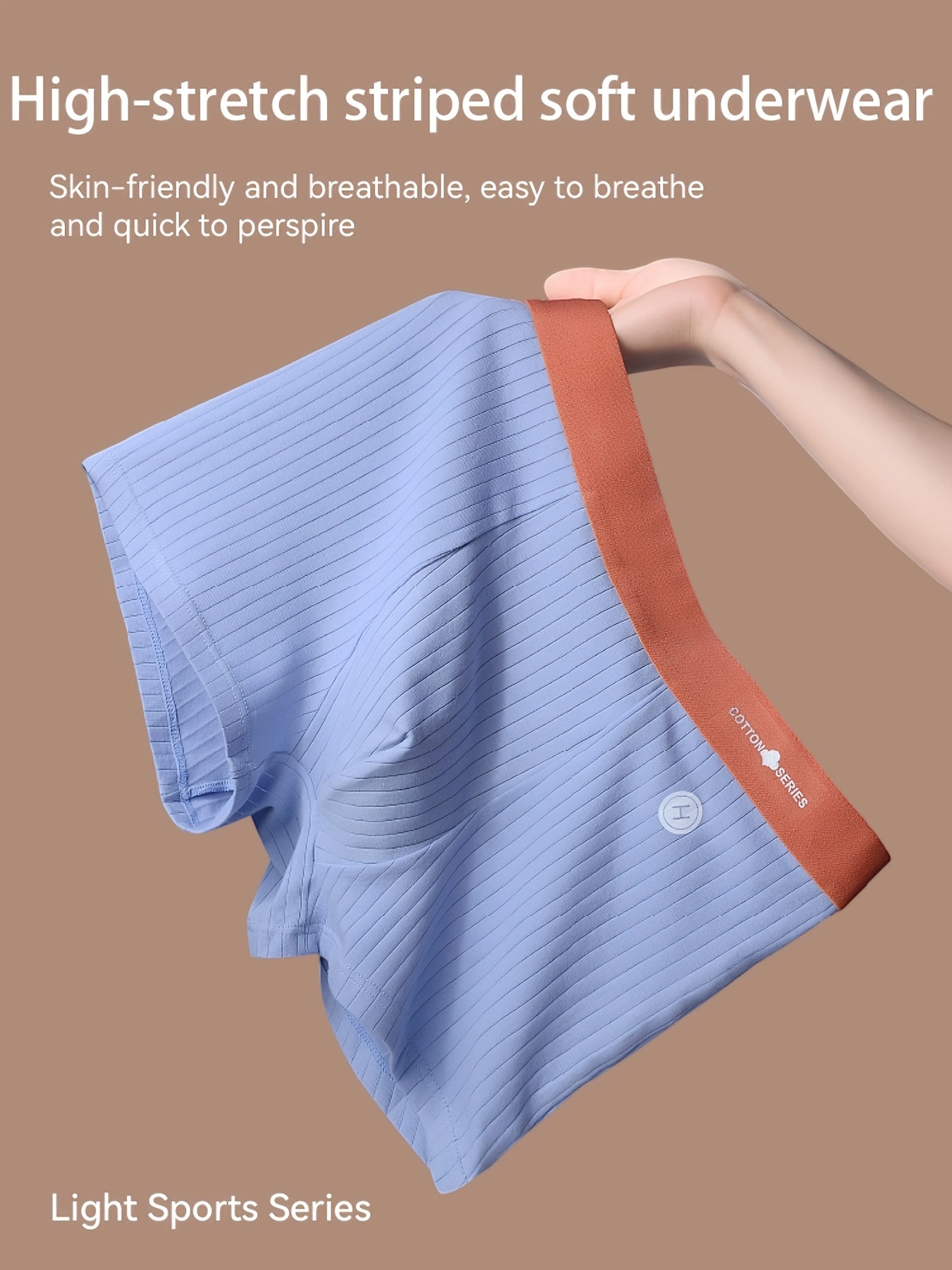 10 Pezzi Boxer Uomo in Cotone - Morbidi, Traspiranti e Elasticizzati con Cintura Elastica Design a Blocchi di Colore Assorbente Sudore