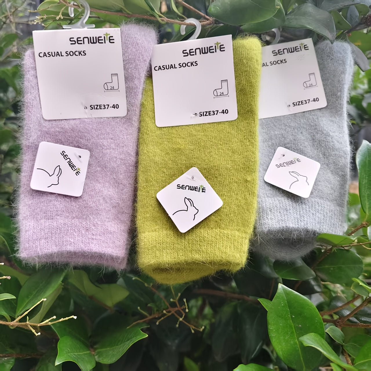 3 Paia di Calzini Autunnali e Invernali da Donna, Calze a Mezza Gamba da Donna, Spesse e Calde in Autunno e Inverno, Calze Tinta Unita e Design Versatile per il Pendolarismo! Calzini Antifreddo e Morbidi per Autunno e Inverno!, Calze Lunghe da Donna