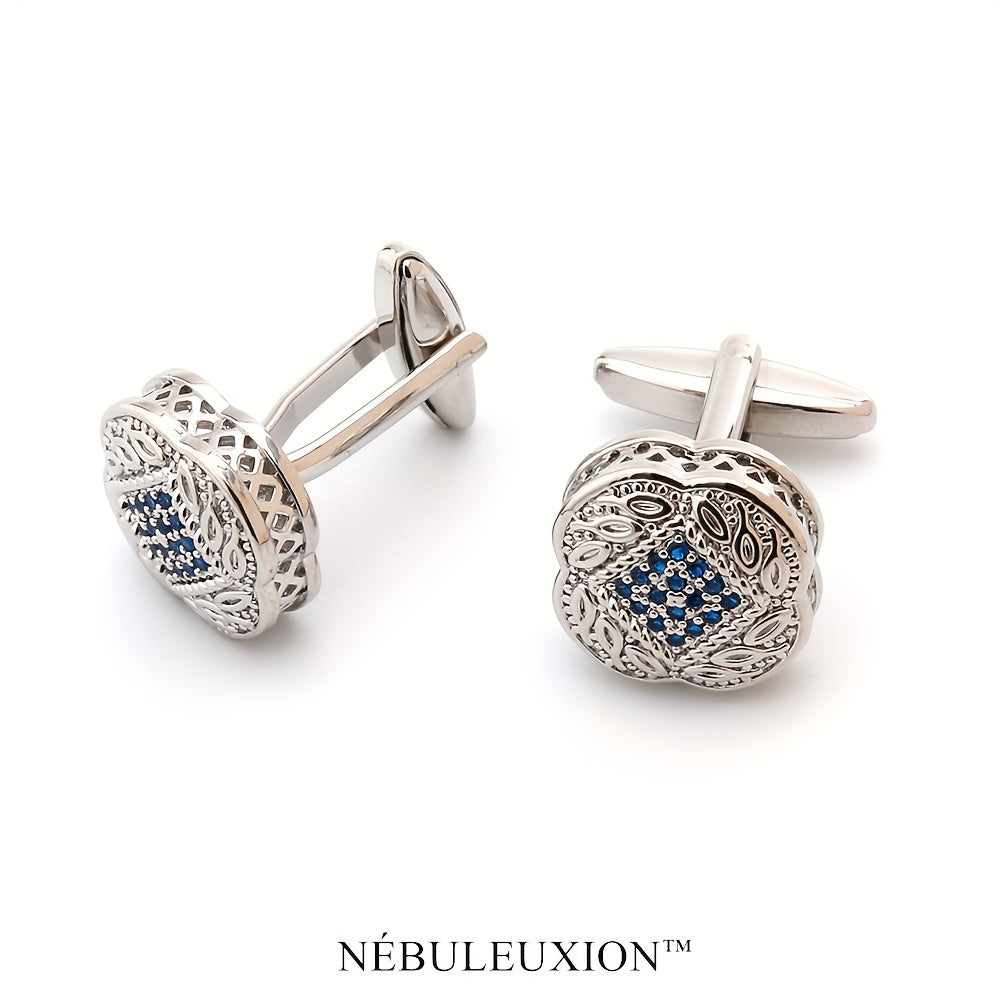 2 pezzi di gemelli per camicia, per matrimonio/banchetto/cerimonia/affari, il regalo migliore per gli uomini