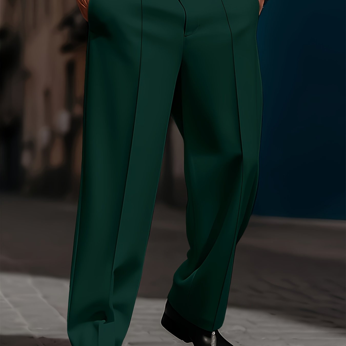 Pantaloni da Uomo Larghi e Comodi, Taglio Dritto Semplice, Moda Quotidiana di Base