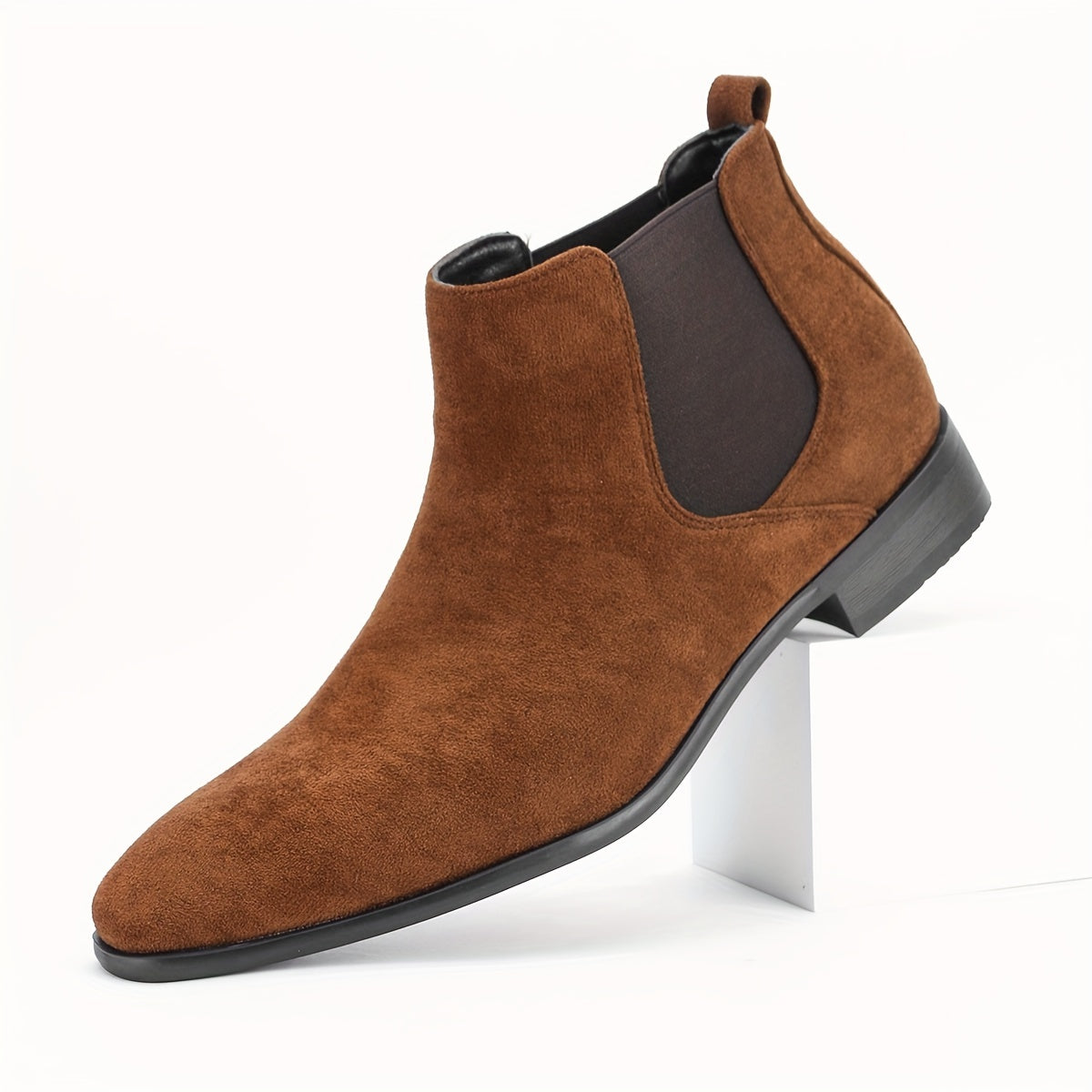 Stivaletti Chelsea da uomo Stivaletti eleganti Stivaletti casual Stivaletti alla caviglia Slip On Scarpe eleganti per campeggio all'aperto