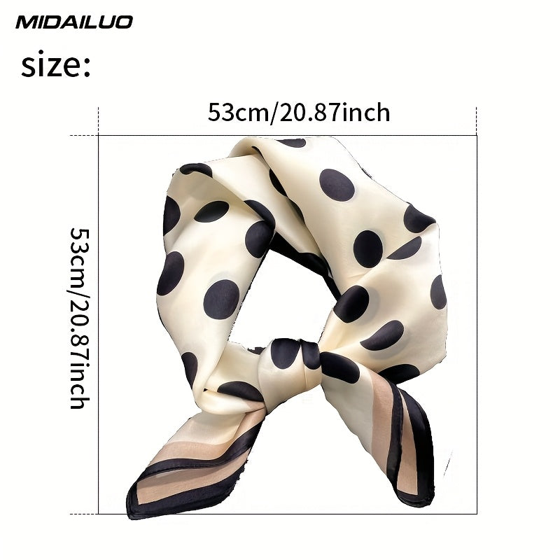 Sciarpa in seta di gelso al 100% MIDAILUO 53.01 * 53.01 cm sciarpa quadrata traspirante sciarpa decorativa accessorio elegante non estensibile adatta per accessori decorativi da esterno