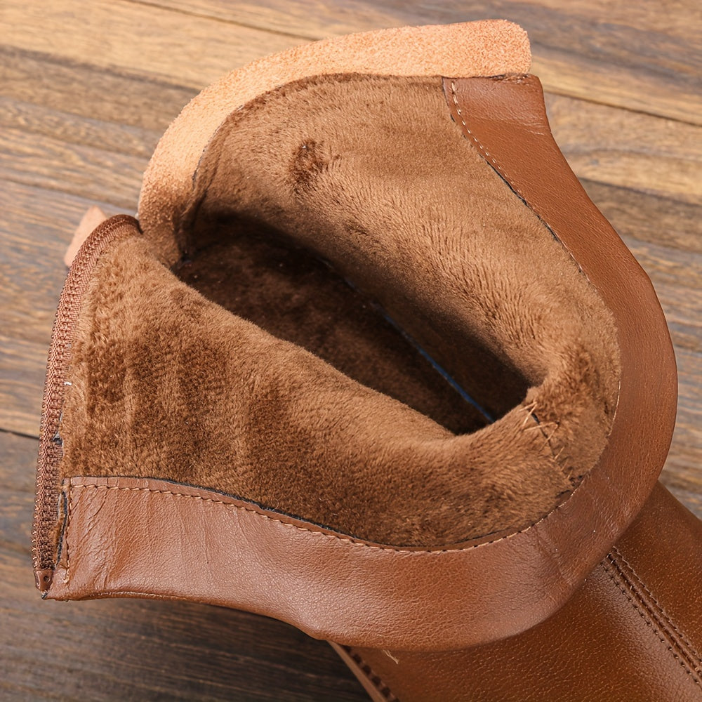 Nuove Stivali Sottili da Donna per Autunno e Inverno con Suola Spessa, Stivali Cilindrici Dritti 3429