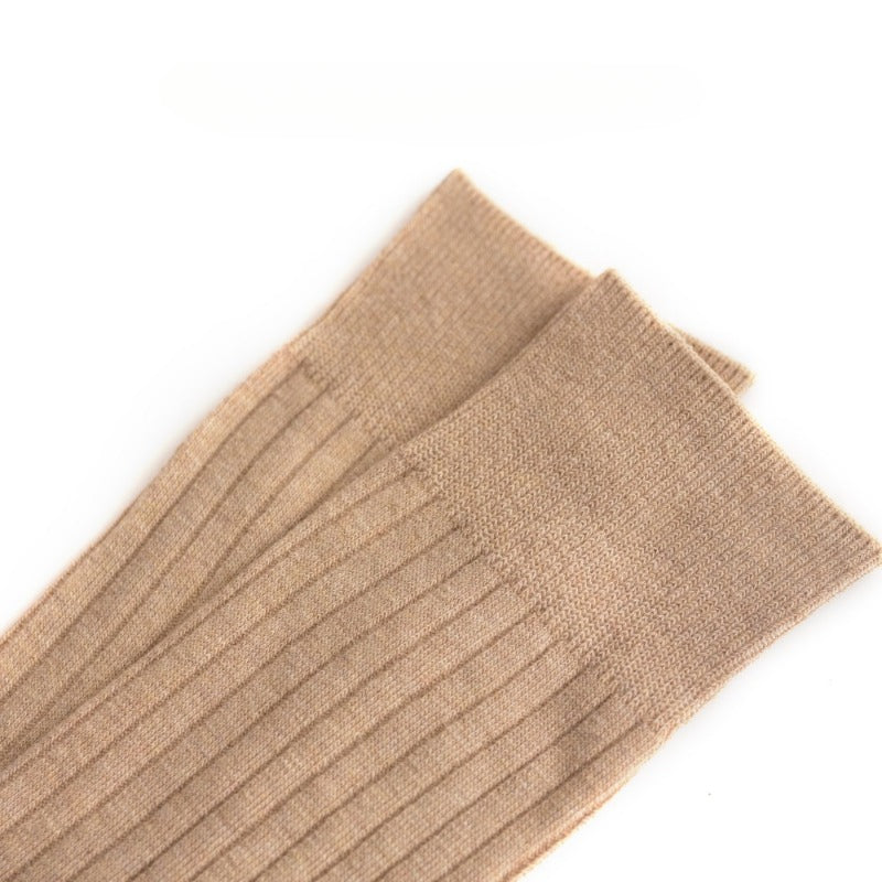 6 Paia di Calzini Uomo CYFUN DESIGN - Polsine Elastiche Morbide e Confortevoli, Colori Unici (Beige/Nero/Marrone/Bianco) per Ufficio ed Eventi Formali, Design Elegante, Materiale Comodo