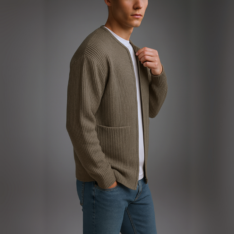 Oliver Knit Zip Cardigan