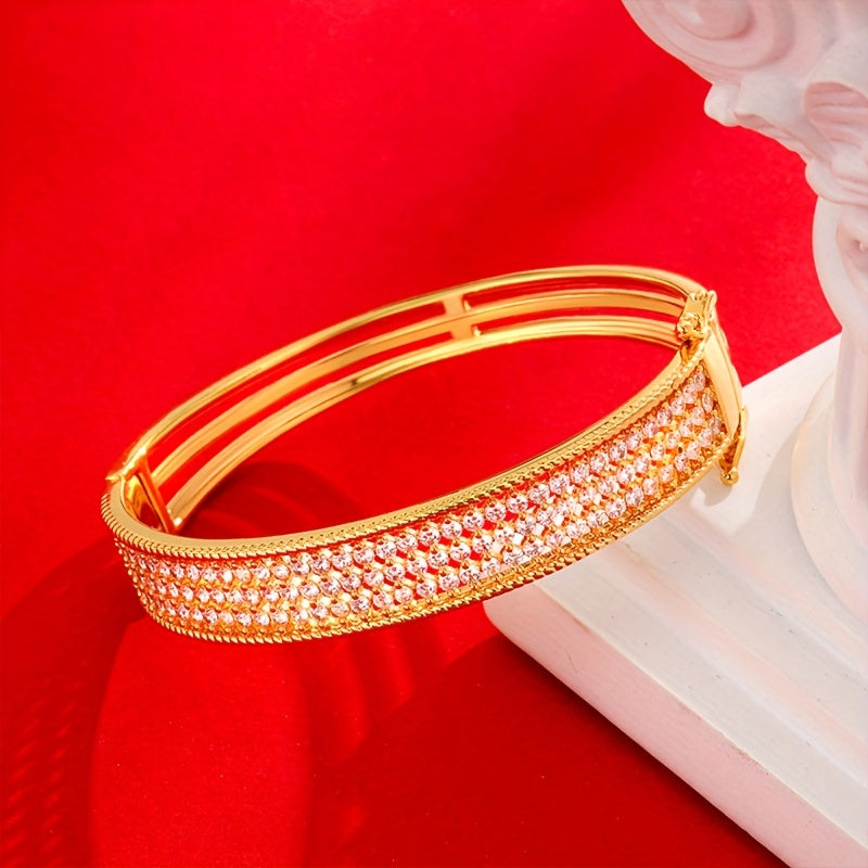 Un bracciale di lusso con brillanti in zirconia a stella piena in argento 925 per le signore, ideale per l'estate. Include un regalo classico e ipoallergenico per la cena, con scatola regalo esclusiva. Perfetto per Natale, San e Pasqua.
