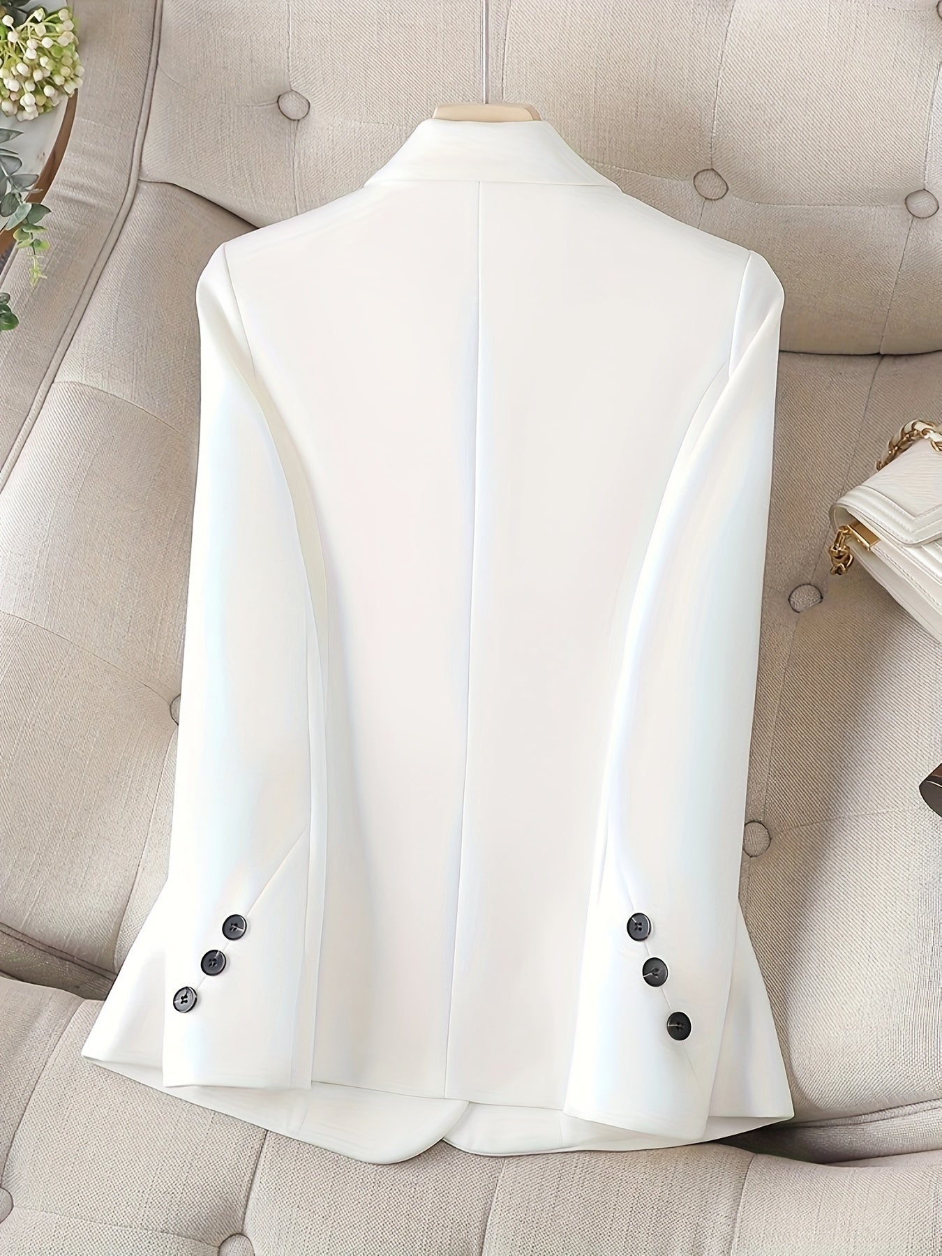 Women's Slim Fit Business Suit, Autumn and Winter Casual Style, Simple Professional Two-Piece Set for Spring and Fall