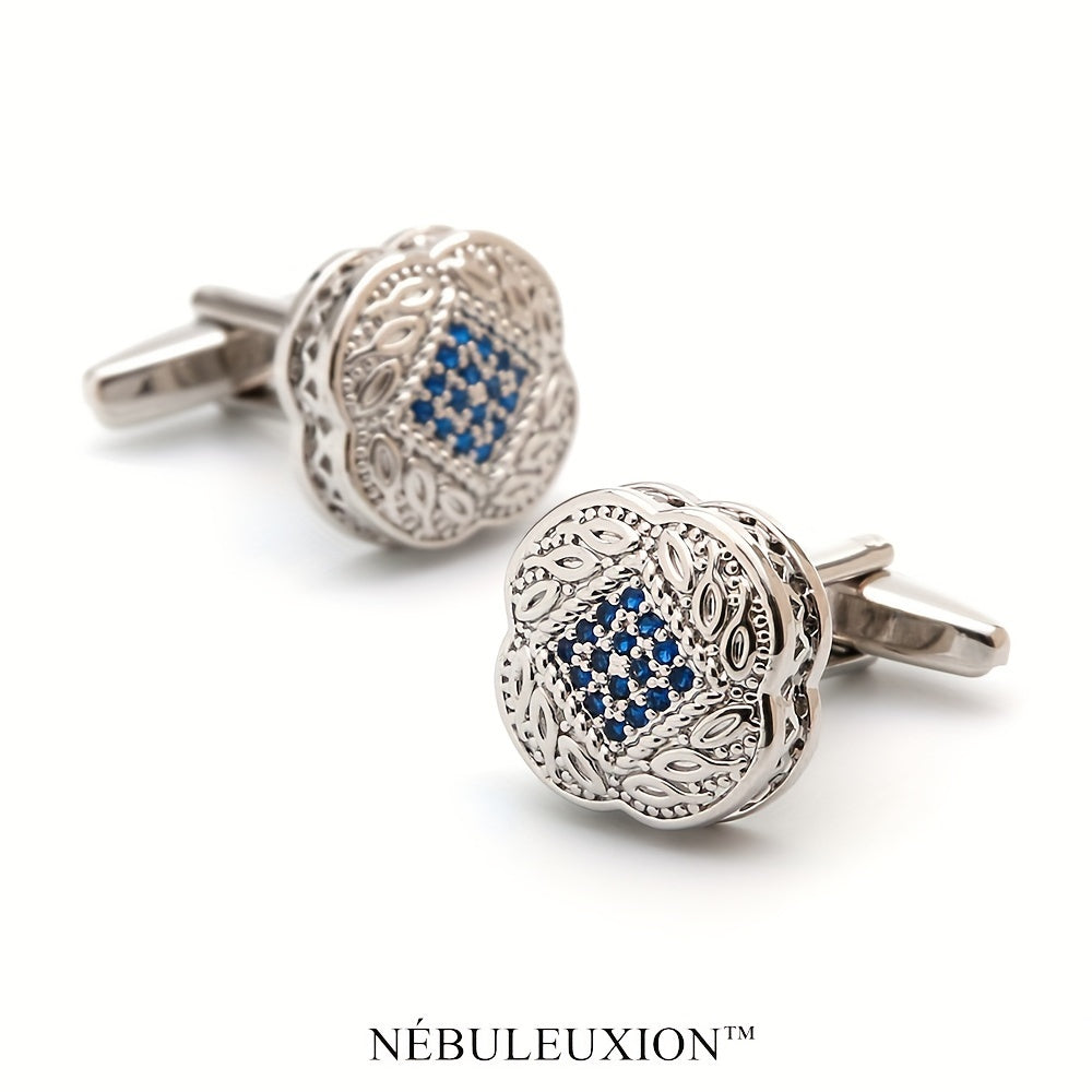 2 pezzi di gemelli per camicia, per matrimonio/banchetto/cerimonia/affari, il regalo migliore per gli uomini