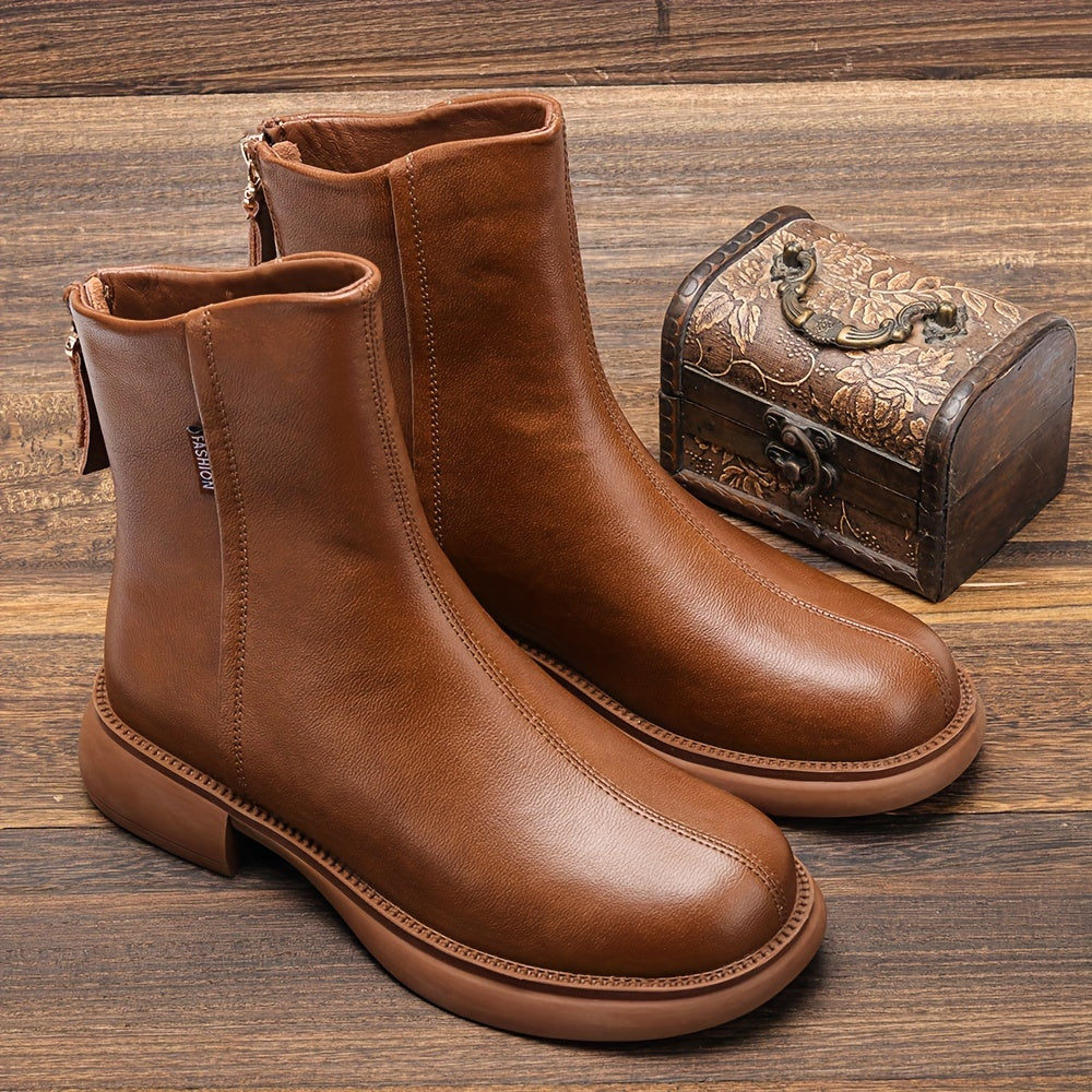 Nuove Stivali Sottili da Donna per Autunno e Inverno con Suola Spessa, Stivali Cilindrici Dritti 3429