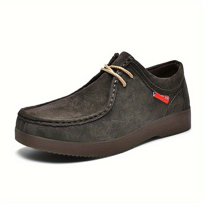 Scarpe casual autentiche, scarpe da lavoro in pelle di maiale con suole premium antiscivolo, ideali per l'autunno e l'inverno, facili da pulire