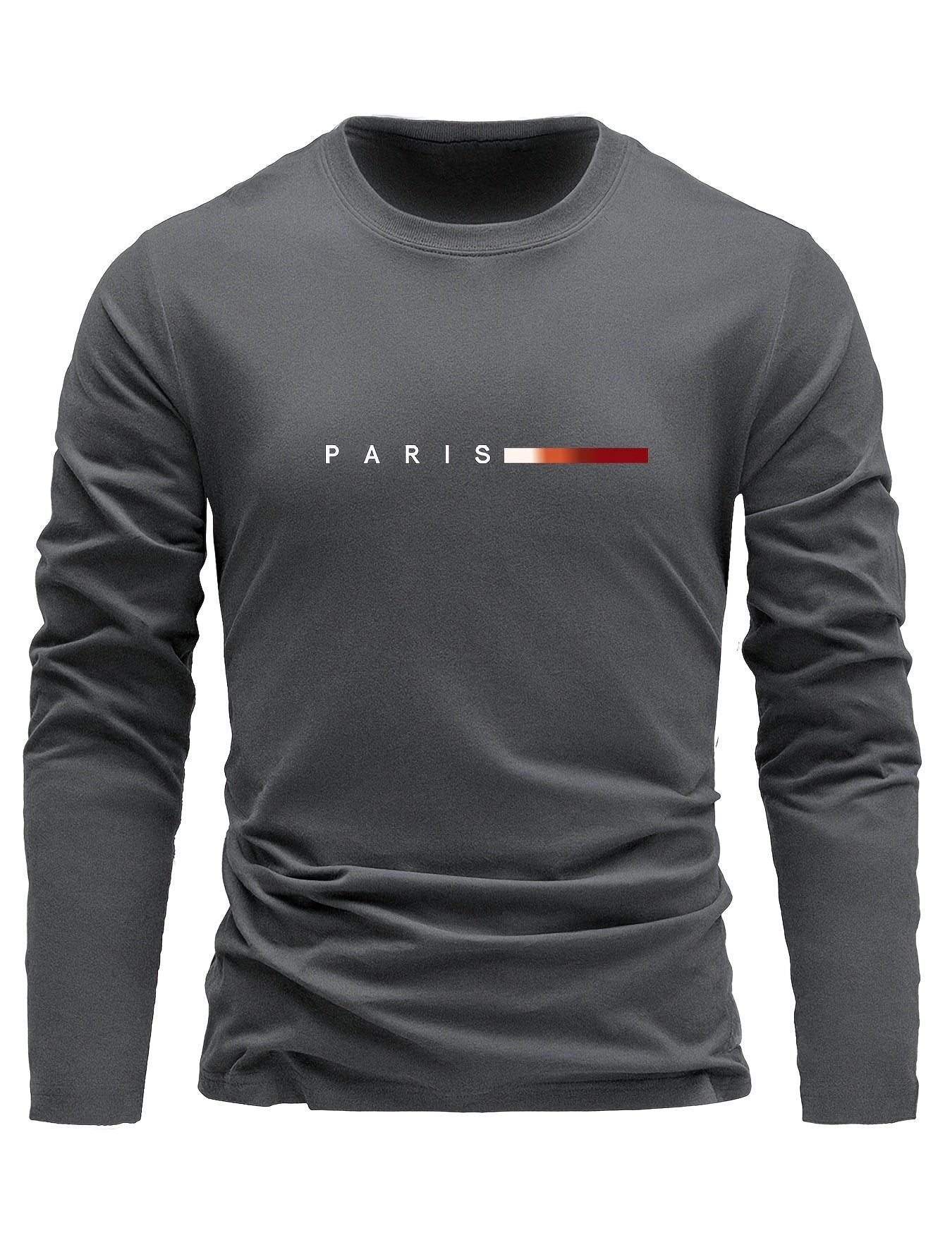 3 Pezzi Magliette Uomo Manica Lunga 100% Cotone, Versatili ed Eleganti per Primavera/Autunno Abbigliamento Autunnale Outfit Quotidiano T-Shirt Classico Design Minimalista Stoffa Traspirante Cuciture Resistenti Confezione Multipla Camicie da Donna Indument
