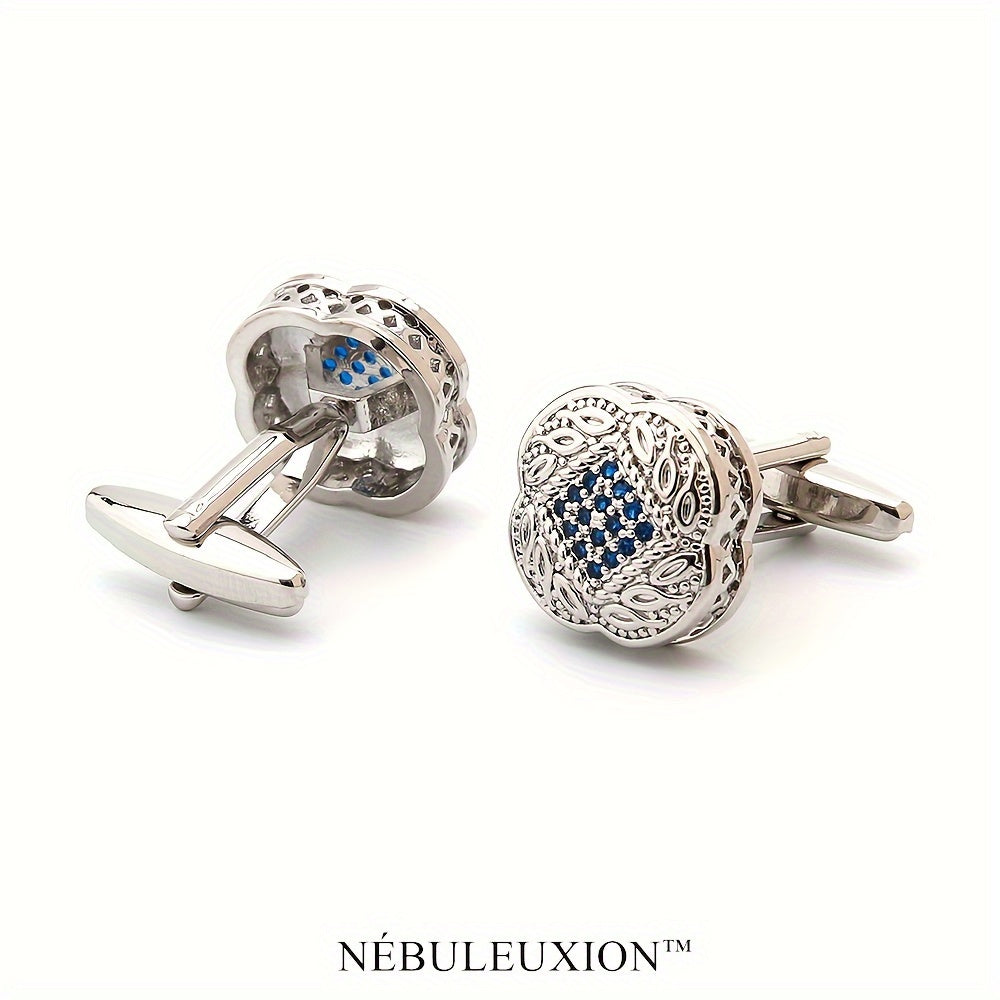 2 pezzi di gemelli per camicia, per matrimonio/banchetto/cerimonia/affari, il regalo migliore per gli uomini