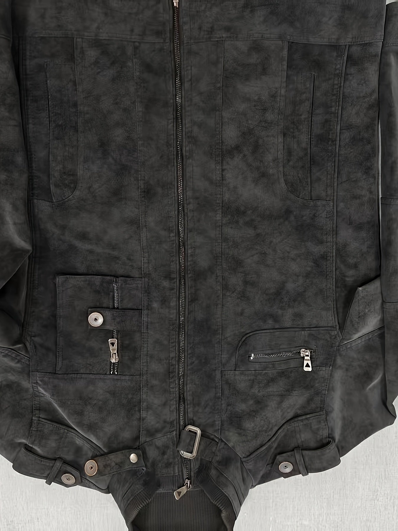 2805A# Giacca Casual Autunno-Inverno con Collo Alto per Giovani Uomini, Stile Workwear