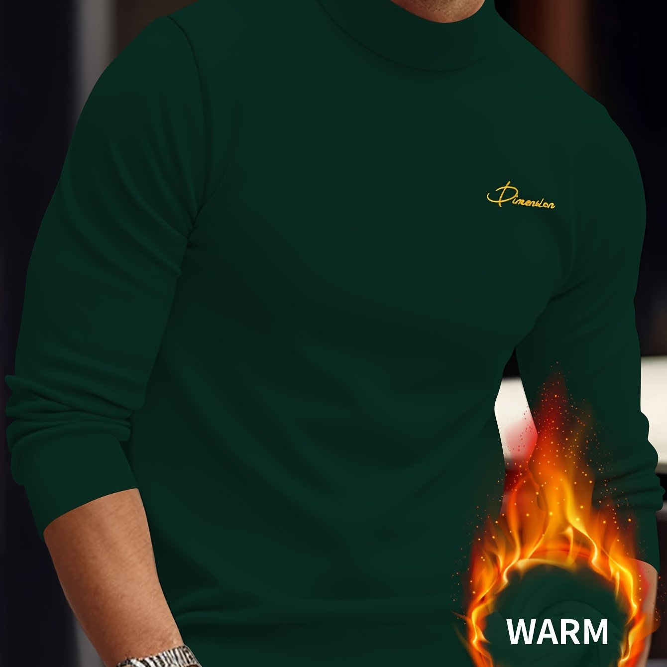 Z1012 Maglione Termico da Uomo a Maniche Lunghe con Scollo a Punta d'Arte - Maglia Invernale Calda e Resistente con Chiusura Frontale Intera con Zip, Collo Alto e Zip Integrale, Abbigliamento Lavabile in Lavatrice per Attività all'Aperto, Design con Zip F