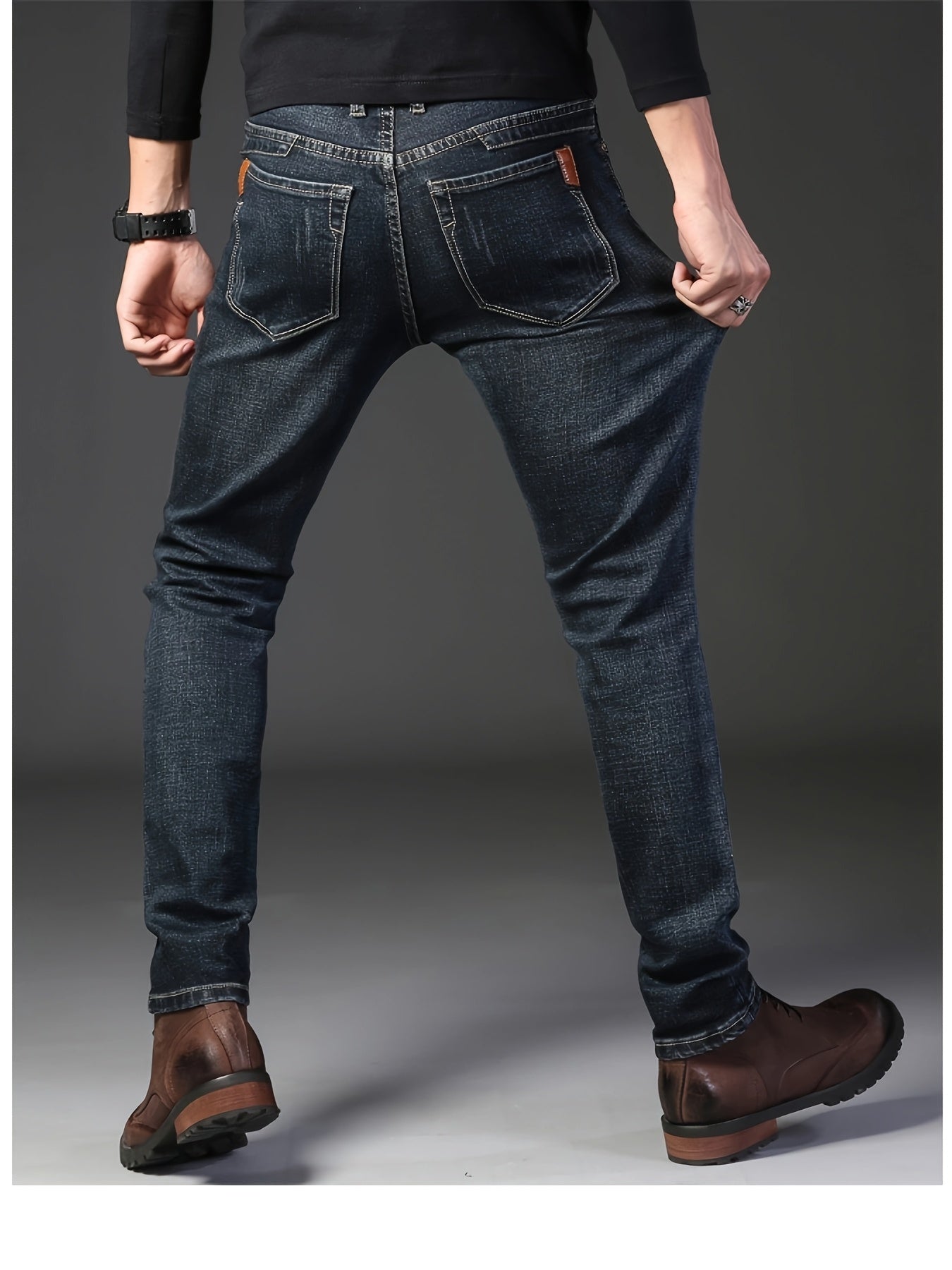 New Pantaloni Business in Denim Estivi per Uomo