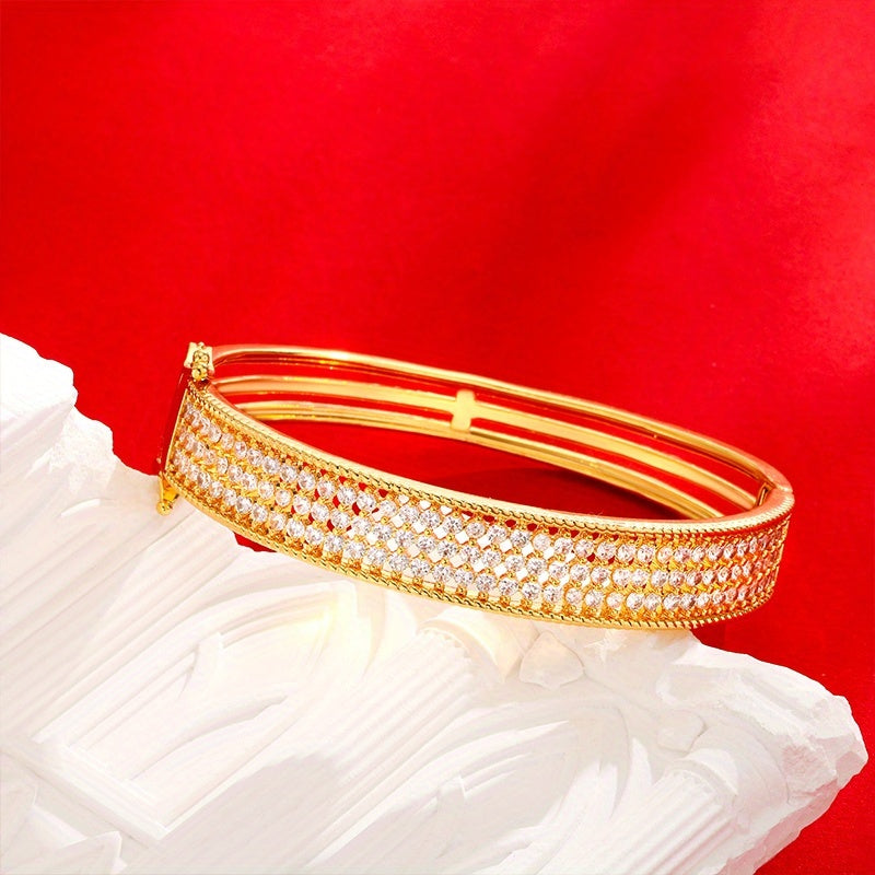 Un bracciale di lusso con brillanti in zirconia a stella piena in argento 925 per le signore, ideale per l'estate. Include un regalo classico e ipoallergenico per la cena, con scatola regalo esclusiva. Perfetto per Natale, San e Pasqua.