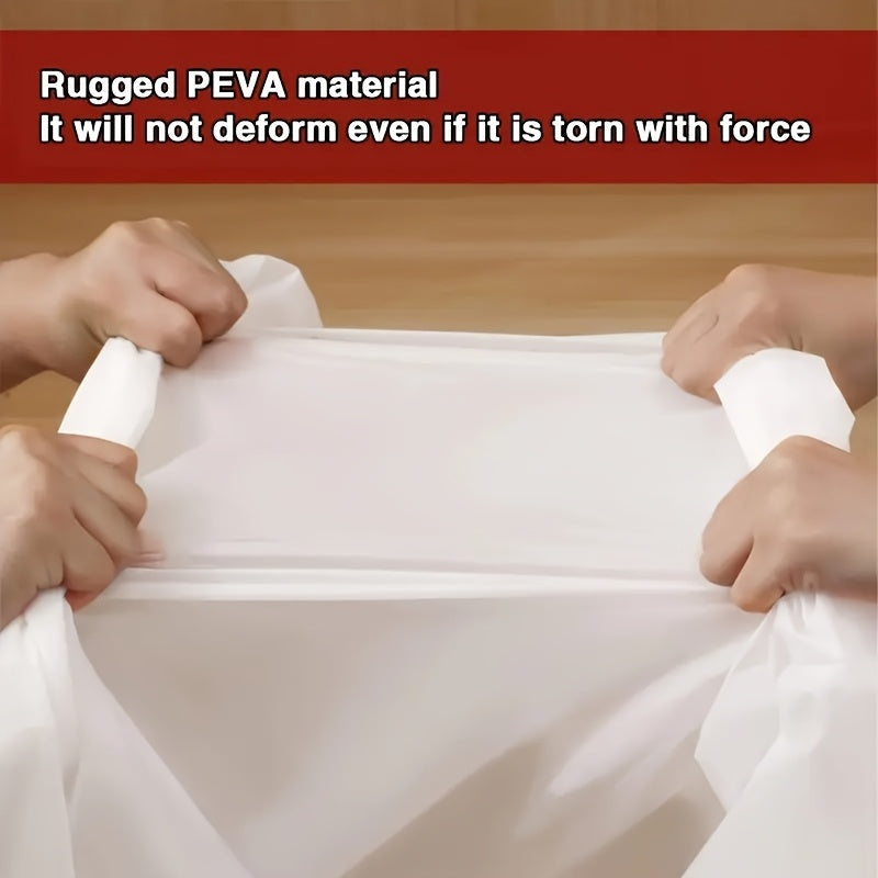 6 Pezzi Sacchetti Protettivi Trasparenti Antipolvere, Copriabiti Semi-Trasparenti con Cerniera Lunga 60x100cm per Armadio e Viaggio