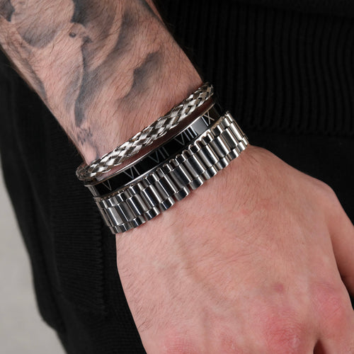 Rolex set black (silver)