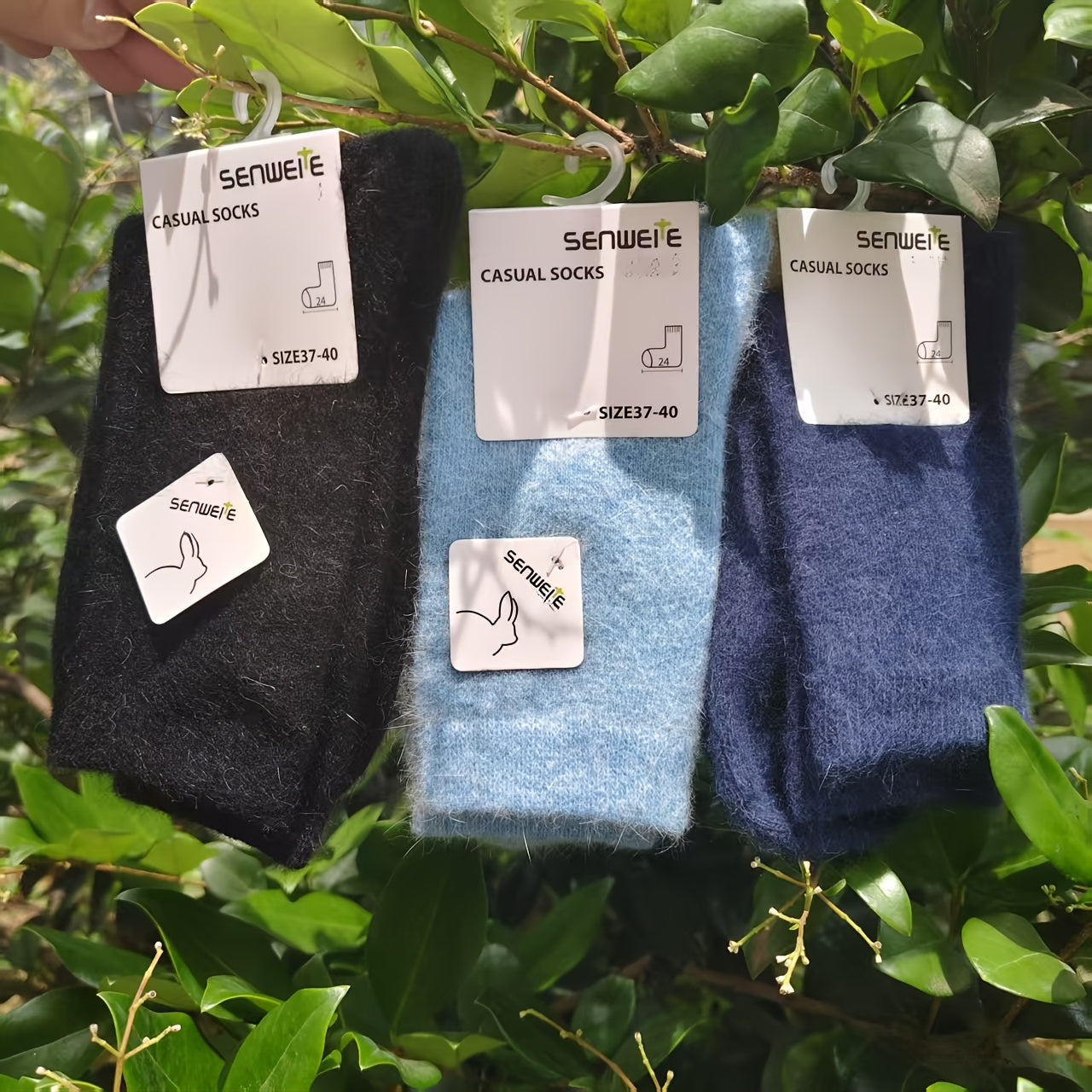 3 Paia di Calzini Autunnali e Invernali da Donna, Calze a Mezza Gamba da Donna, Spesse e Calde in Autunno e Inverno, Calze Tinta Unita e Design Versatile per il Pendolarismo! Calzini Antifreddo e Morbidi per Autunno e Inverno!, Calze Lunghe da Donna