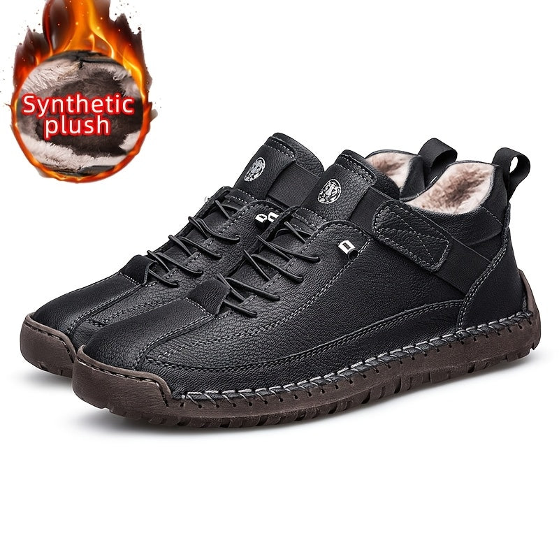 Scarpe da uomo casual con suola morbida e confortevole, realizzate a mano con cuciture a mano e fondo in gomma, marchio CLOHOO