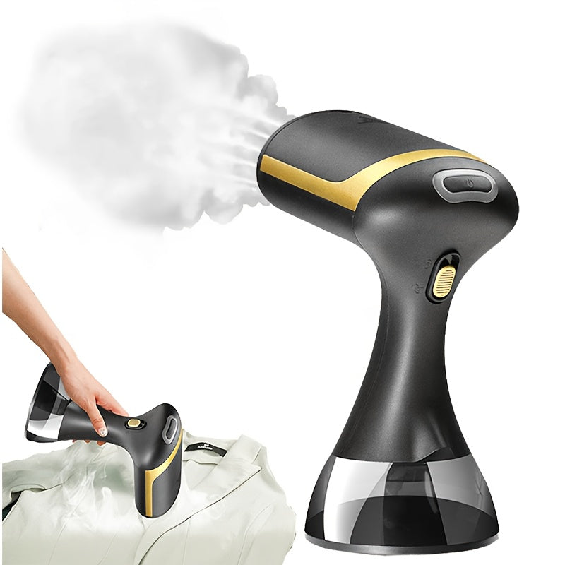 1500W Ferro a vapore portatile con serbatoio d'acqua da 300 ml - Spina europea 230V, compatto e leggero per uso domestico, non richiede batteria, ideale per tessuti delicati, ferro a vapore per abiti, design elegante, costruzione resistente