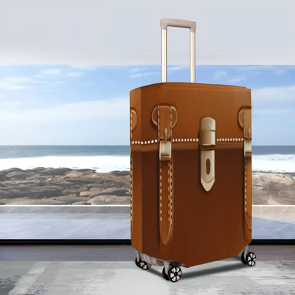 Una copertura per valigia da viaggio in stile vintage britannico con un design a motivi, perfetta per bagagli da viaggio, accessori da viaggio ed essenziale per le vacanze all'aperto, adatta per viaggi di lavoro e scenari di viaggio artistici. Si rivolge