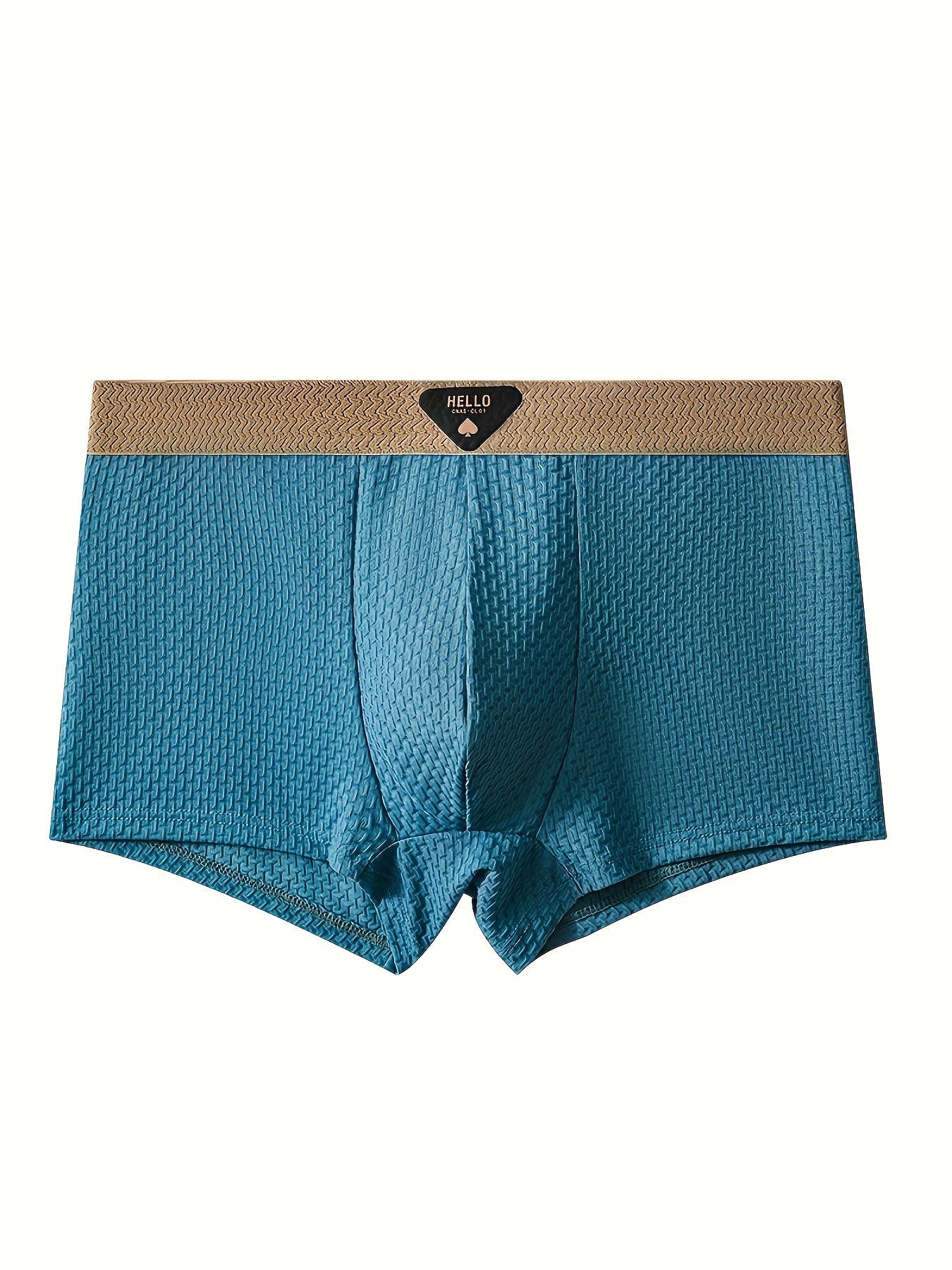 4-Pack di biancheria intima da uomo in fibra Ice Sliky, boxer ultra sottili multi-colori per la primavera, l'estate, l'autunno e l'inverno - Pantaloncini casual traspiranti e elasticizzati in vari stili per l'uso quotidiano