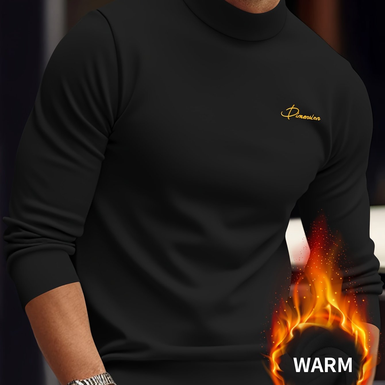 Z1012 Maglione Termico da Uomo a Maniche Lunghe con Scollo a Punta d'Arte - Maglia Invernale Calda e Resistente con Chiusura Frontale Intera con Zip, Collo Alto e Zip Integrale, Abbigliamento Lavabile in Lavatrice per Attività all'Aperto, Design con Zip F