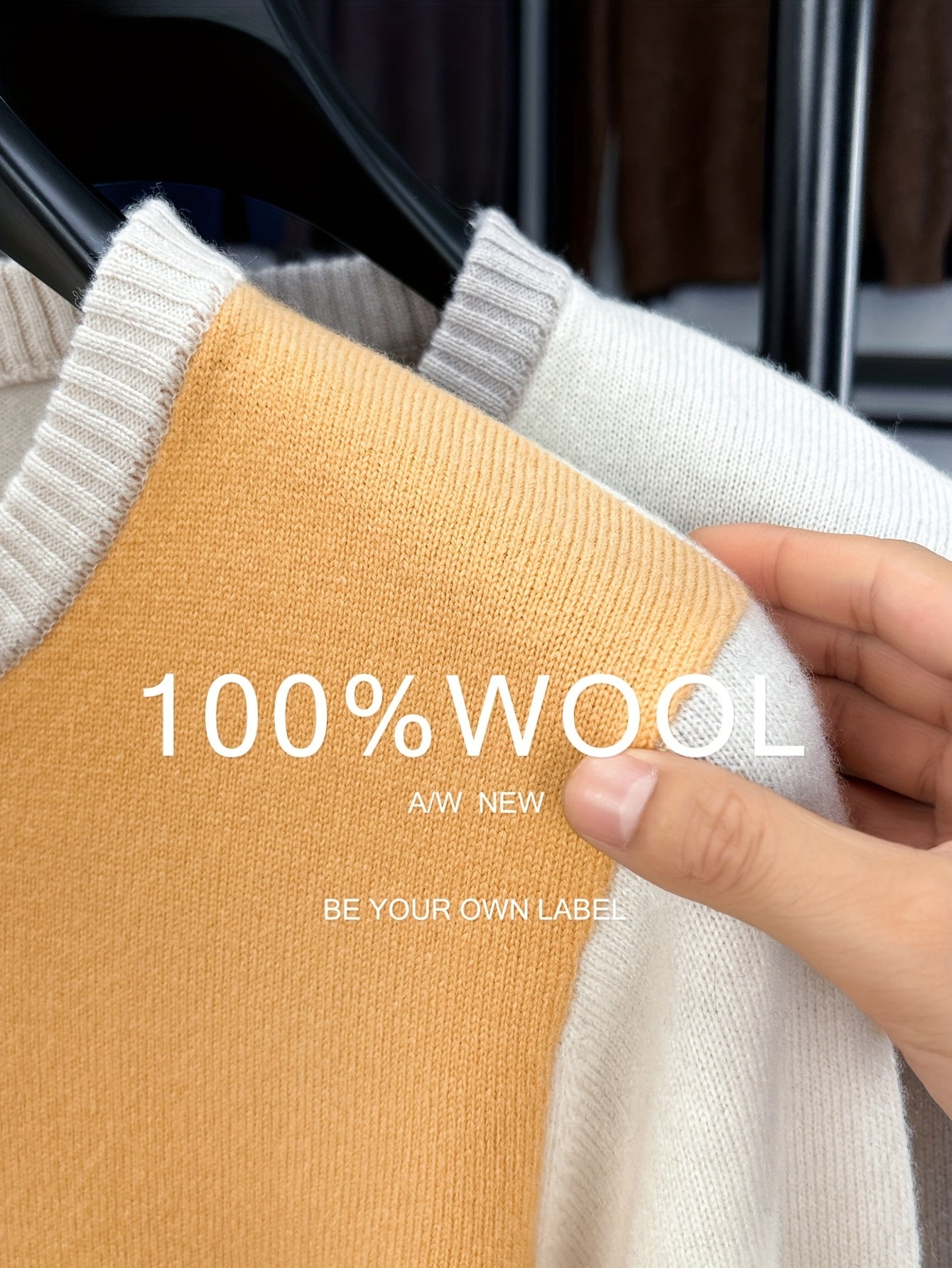 Maglione da uomo 100% filato - Pullover invernale caldo e spesso con maglia, motivo a scacchi, polsini e orlo a costine, tessuto morbido e confortevole, abbigliamento casual e semi-formale, versatile per abbigliamento casual, design elegante e funzionale,