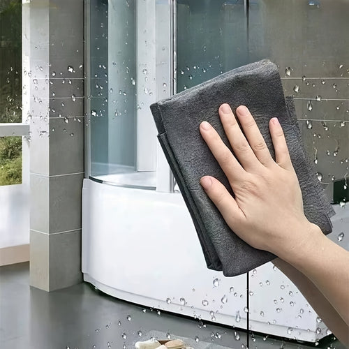 5 pezzi di panno magico per pulire vetri senza lasciare segni, strumento perfetto per specchi e finestre