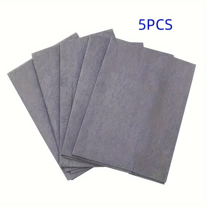 5 pezzi di panno magico per pulire vetri senza lasciare segni, strumento perfetto per specchi e finestre