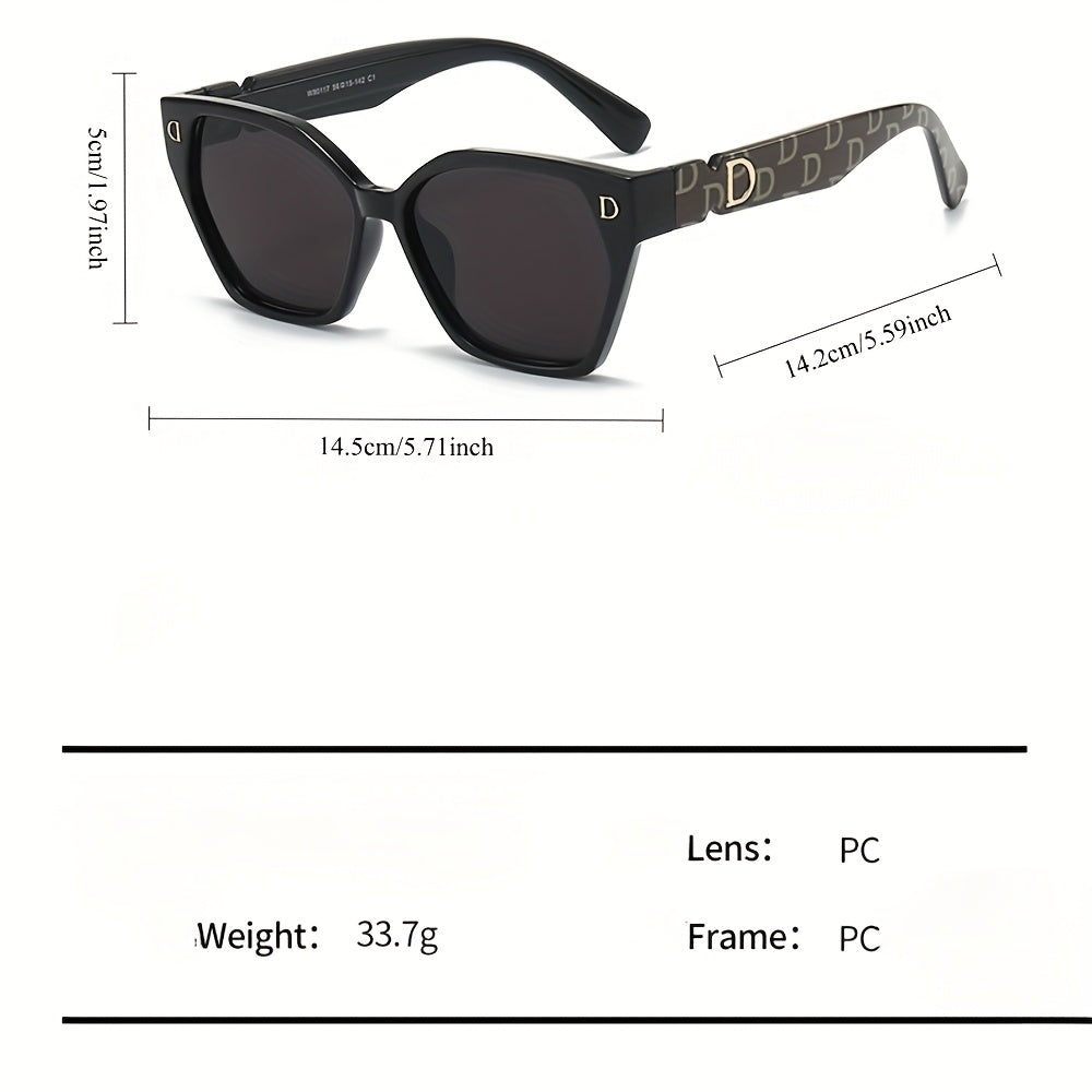 New Cat Eye Sunglasses Unisex Stylish D-Shape Frame, Sun Glasses for Driving, Running, Golf, Beach Outdoor Sports, Hiking, Fishing, Summer Vacation, Holiday Gifts
