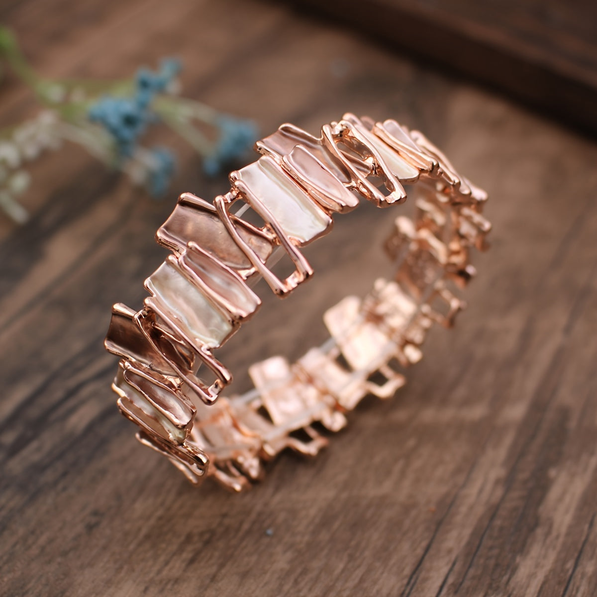 One Piece · Nuovo Bracciale Estivo in Lega Smaltata con Gocce di Colore Irregolari, Dipinto a Mano ad Olio Creatività Geometrica Splicing per Donne - Regalo Ideale Graduazione & Viaggio Amici Banchetto Festa Quotidiano Versatile. Accessorio da Voyage e Pa