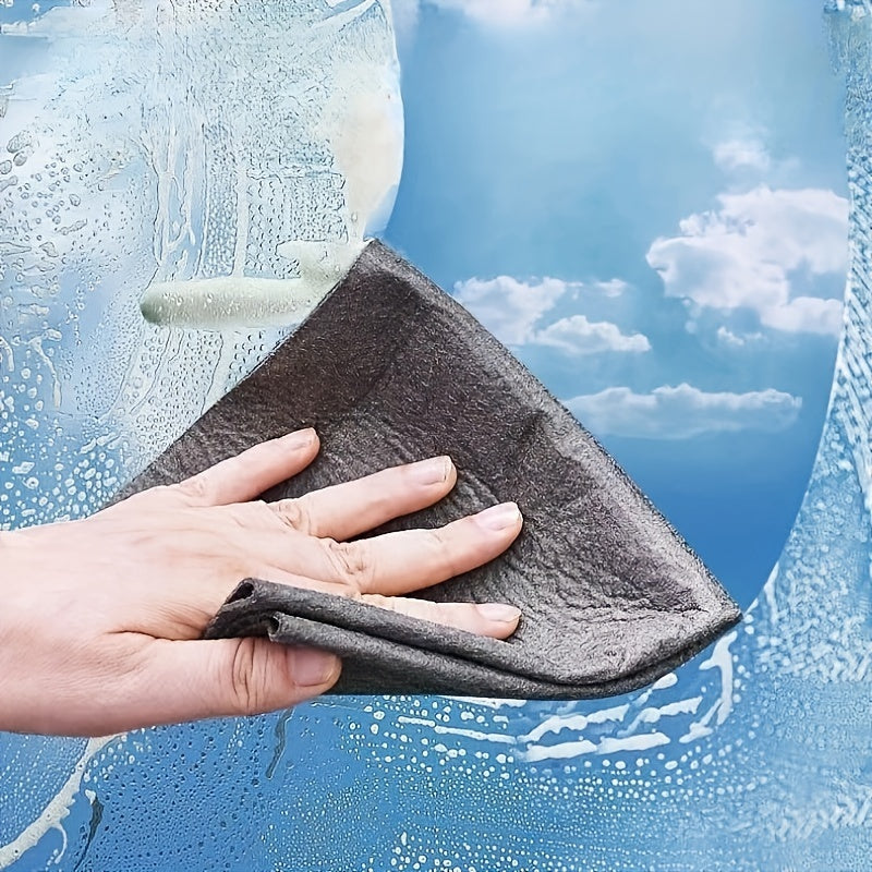 5 pezzi di panno magico per pulire vetri senza lasciare segni, strumento perfetto per specchi e finestre