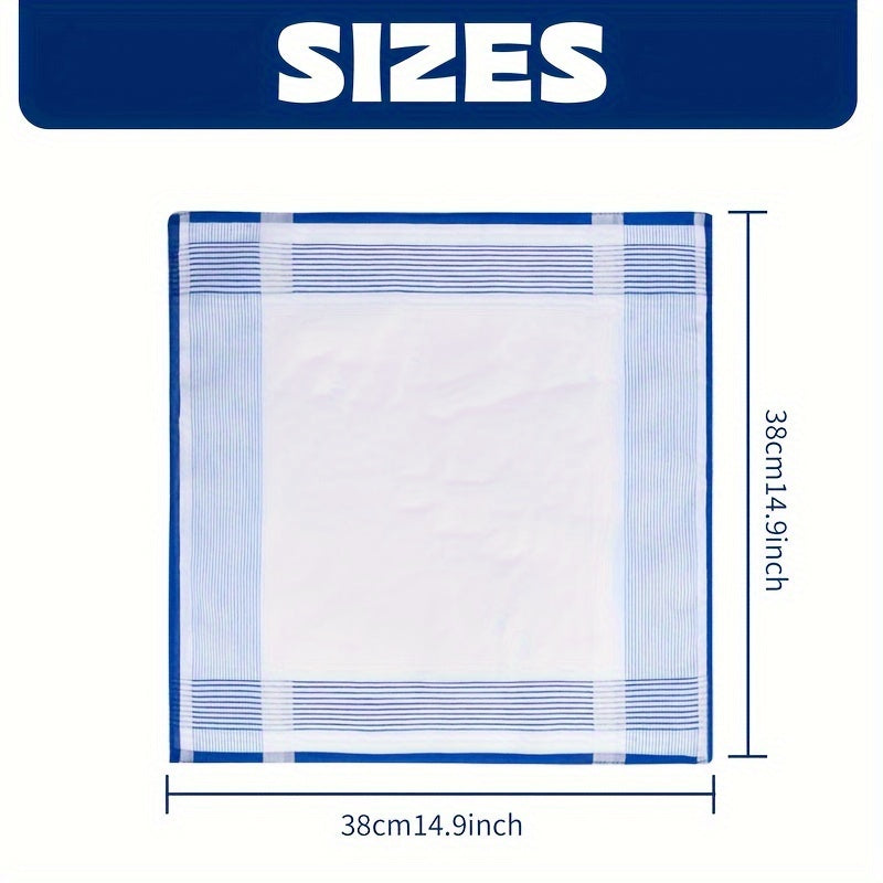 12-Pack di eleganti fazzoletti bianchi - Morbidi, assorbenti e resistenti per matrimoni, eventi formali, uso quotidiano - Perfetti per donne e uomini - Confezione a prezzo basso per occasioni speciali e regali, accessori per matrimoni, stile sofisticato,