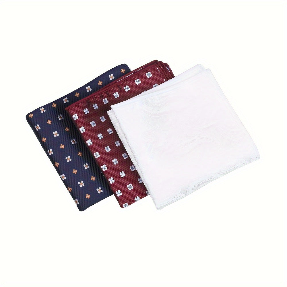 Set Casual di Fazzoletti da Taschino e Sciarpa da Uomo in 8 Colori, Decorazione di Moda per Gentiluomini